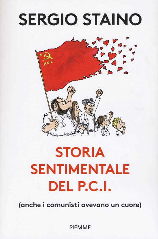 Copertina bianca con disegnato degli uomini che manifestano con pugno alzato e bandiera comunita